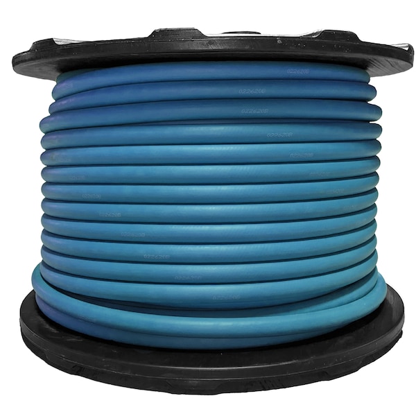 1/2" x 500' Blue EPDM Rubber Air Hose, 300 PSI, Bulk Hose